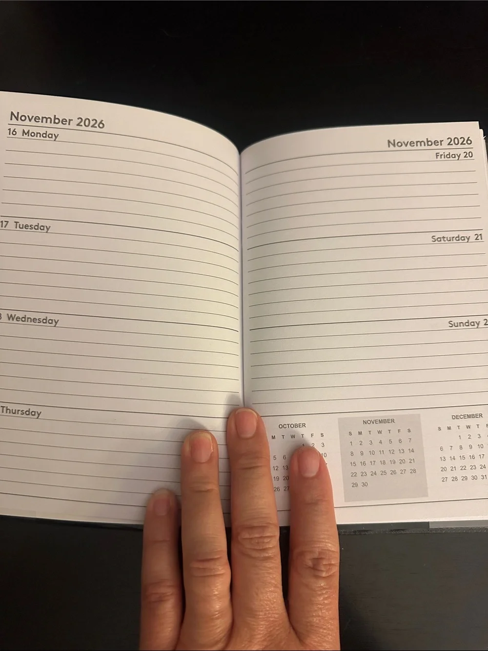 Student Planner 2026-2027 - Black